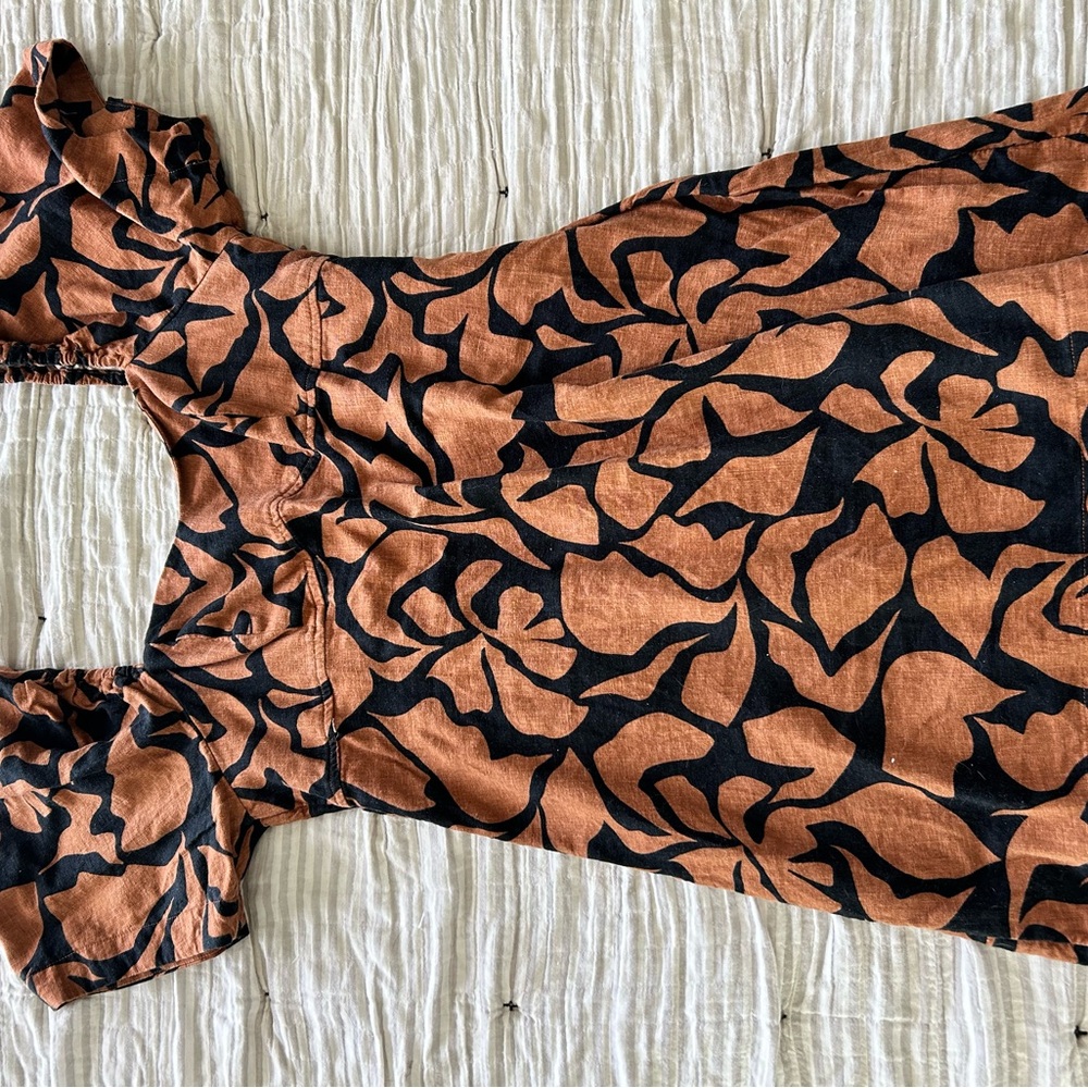 A New Day Black and Brown Mini Dress